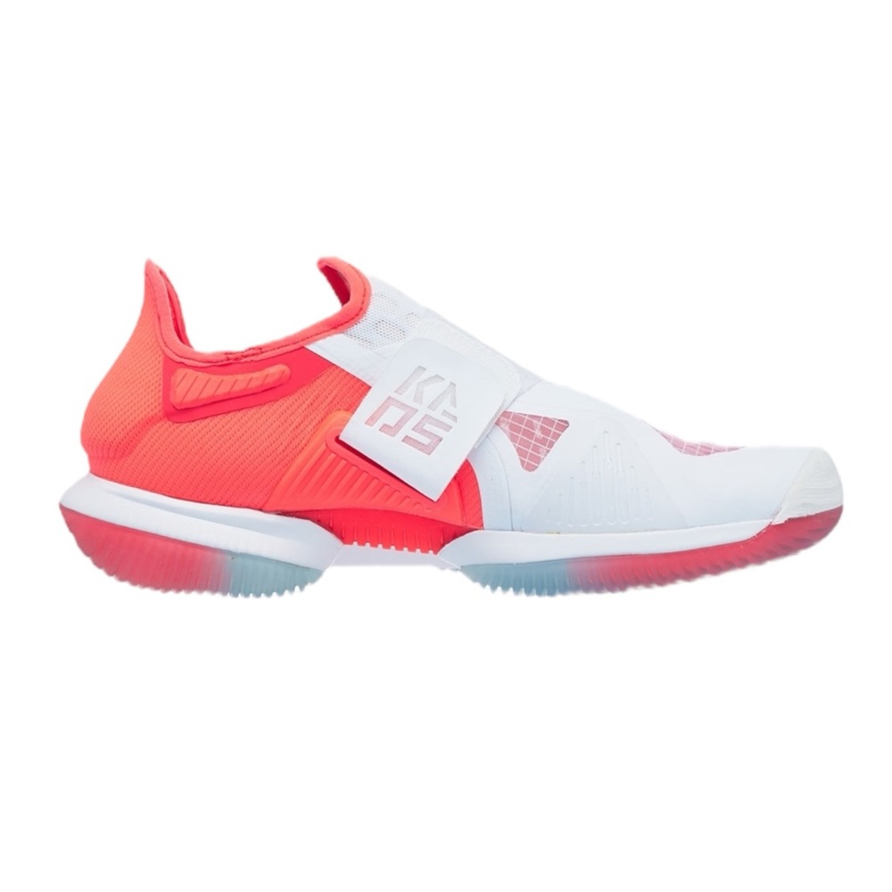 Wilson Women's Sneakers - White and Florescent orange